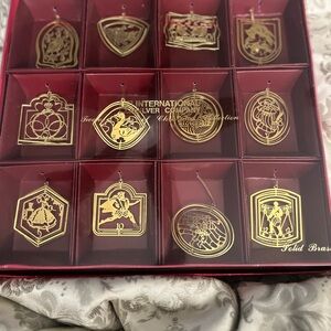 International Silver Company Christmas Ornaments